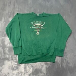 Vintage Disney Grumpy Sweatshirt Large Green 1990s Catalog